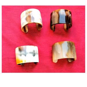 Brazalete de Cuerno de Búfalo Ecológico de Alta Calidad, Nuevo Diseño, Joyería Pulida para Niñas y Mujeres con Diseño de Tamaño Personalizado - Product Image 4