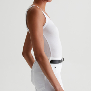 Service OEM personnalisé couleurs vives personnalisées débardeurs pour femmes ajustés respectueux de l'environnement de haute qualité tissu respirant à séchage rapide pour femmes - Product Image 3