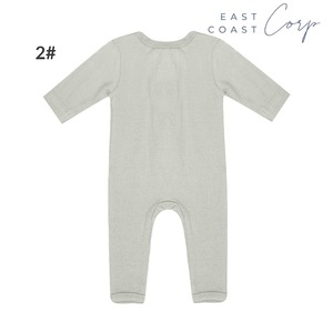 Pelele de algodón orgánico para bebé, traje suave de una pieza para recién nacidos y niños pequeños - Product Image 2