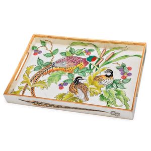 Plateau en MDF élégant fait à la main avec impression brillante parfait pour offrir pendant les anniversaires de pendaison de crémaillère et les fonctions d'anniversaire - Product Image 6