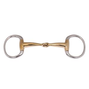 Bocado de Cobre de Una Sola Articulación, Bocado de Acero Inoxidable de Alta Calidad con Anillos Ovalados para Productos Ecuestres de ARMANDIOUS - Product Image 6