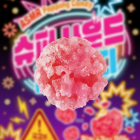 Koreaanse Crystal Popping Fruitige Gummy Candy 10g Roze Balleentjes Zakje 18 Maanden Houdbaarheid Op Kamertemperatuur Geschikte Ingrediënten 180 Stuks