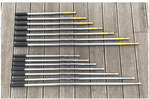 Positionnement télescopique manchon jaune renforcé double verrouillage pêche fruits cueillette pôle <span class=keywords><strong>élagage</strong></span> pôle toon criquet fleur extension - Product Image 4