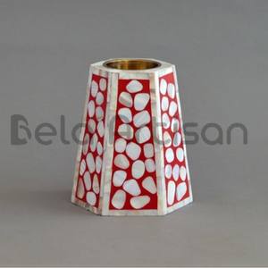 Bela Artisan's Octagon Design MOP Incense <b>Burner</b> with Bone Inlay Essential <b>Oil</b> Censer & Thurible Ramadan & Summer Gift" - Product Image 6