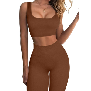 Conjuntos de yoga ropa deportiva para mujer conjuntos de entrenamiento para mujer ropa de gimnasio conjuntos de mujer - Product Image 3