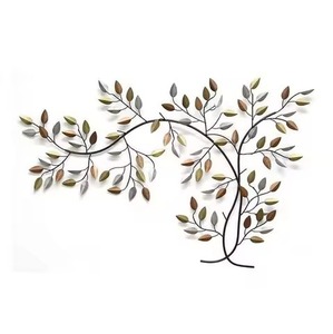 Decoración de pared de metal única con diseños geométricos y florales para colgar en la decoración moderna del hogar - Product Image 1