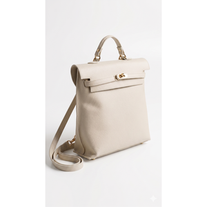 Zaino Strutturato in Vera Pelle Dollaro - Made in Italy - Art. 26095 - Product Image 1