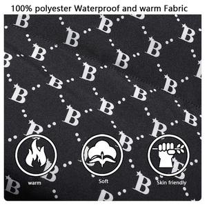 Blouson aviateur personnalisé, chaud et épais en nylon pour hommes - Product Image 4