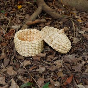 Water Hyacinth Hand Woven Candy Basket <b>Storage</b> Basket Multifunctional Eco-Friendly and Sustainable Solutions - Product Image 2