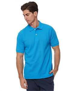 100% algodón hecho a medida/Jersey para Polos diseño de patrón sólido personalizado - Product Image 1