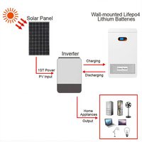 Kit d'alimentation hors réseau Tianon 20 kW 48 V à phase divisée en silicium monocristallin avec système de stockage d'énergie autonome MPPT