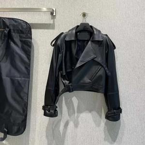 Chemises Courtes en Cuir Véritable de Haute Qualité pour Hommes, Col Montant, Imperméables, Séchage Rapide, Respirantes, Vêtements d'Extérieur - Product Image 1