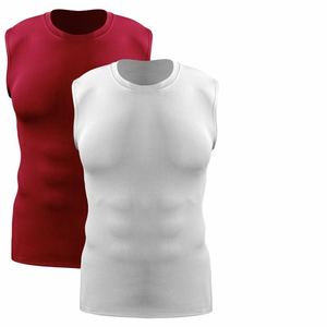 Séchage rapide hommes Rash Guard à manches courtes Protection UV chemise de Compression pour Gym natation Surf Fitness entraînement course - Product Image 5