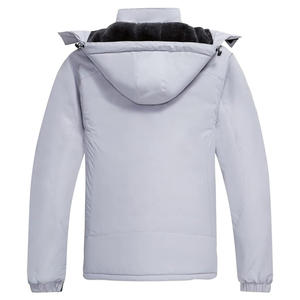 แจ็กเก็ตสกีสำหรับผู้ชายเสื้อกันลมกันน้ำปักโลโก้ออกแบบมาสำหรับสภาพอากาศหนาวเย็นและกีฬา OEM - Product Image 5