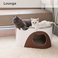 Moderne et élégant, solide carton chat griffoir jouet chat gratter meubles jouets protecteur avec trou de chat