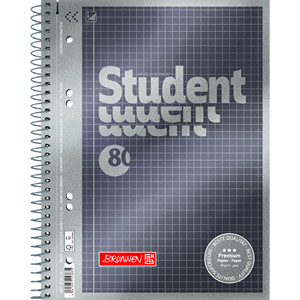 Brunnen College Block A5 Squared 90g 5-Pack - Product Image 1
