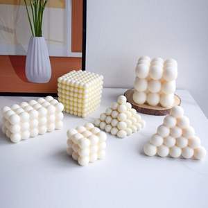 Moule silicone 3D géométrique Rubik's Cube série aromathérapie bougie DIY boule <span class=keywords><strong>magique</strong></span> plâtre <span class=keywords><strong>parfum</strong></span>é main savon moule à gâteau - Product Image 2