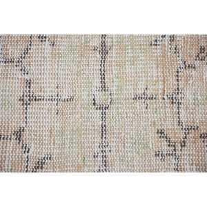 Turkish Vintage Rug 4.6x7.6 ft (141x233 cm), <b>Brown</b> Ikat <b>Wool</b> Rug - Product Image 5