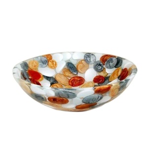 Bol en bois de manguier le plus vendu, finition émail blanc intérieur, pour la restauration, les hôtels et les fêtes, bol de service, articles de cuisine - Product Image 5