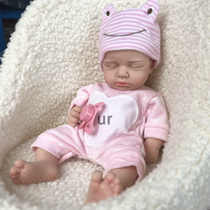 12-дюймовая силиконовая кукла-реборн в полный рост, новорожденная девочка с открытым ртом, игрушка для детей от <span class=keywords><strong>3</strong></span> лет - Product Image 3