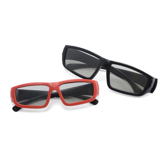 Kids Red/Black 3D Glasses Passive Linear Polarized IMAX Degree 3D Glasses for Near-Sighted Persons AR Hardware Product