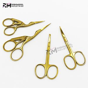 RMI 2025 Mini ciseaux de salon de manucure à ongles ciseaux de beauté incurvés en acier inoxydable avec broderie à pointe pointue et ciseaux à cuticules - Product Image 3