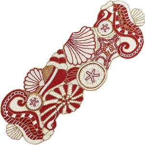 Professional Design Home Restaurant Beaded <b>Dining</b> <b>Table</b> Decoration Beaded Christmas <b>Table</b> <b>Runner</b> Home Decor Rounded Design - Product Image 4