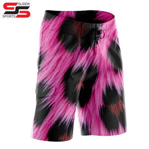 Short d'été pour hommes coupe ample coupe droite décontractée grande taille pantalon de bain en maille respirant séchage rapide vêtements de sport short de basket-ball - Product Image 1