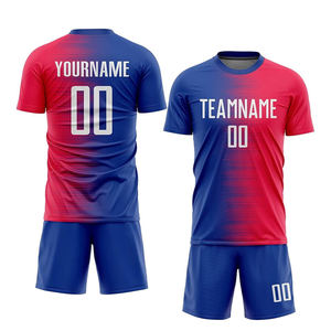 2025 nuevo uniforme de fútbol personalizado de poliéster transpirable de secado rápido con logotipo uniforme de camiseta de fútbol de alta calidad - Product Image 1