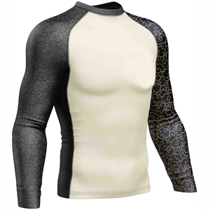 Grpling MMA rash GUARD เสื้อรัดรูปของคุณเอง BJJ rashguard พิมพ์ลายออกแบบได้ตามต้องการเทคโนโลยี - Product Image 3