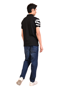 Haute qualité 100% coton Premium Satin impression personnalisée hommes pour Polo manches courtes conception en relief ODM approvisionnement - Product Image 5