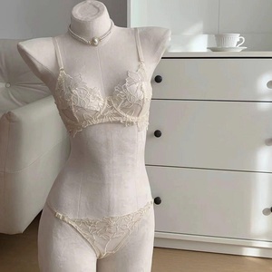 String en dentelle transparent, ensemble complet de sous-vêtements, sous-vêtements en dentelle transparente - Product Image 5