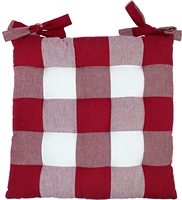 Coussins de chaise et de siège en coton Dobby tissé Texocraft pour toutes les saisons, avec attaches, écologiques et jetables – Vente en gros pour fabricants de mode