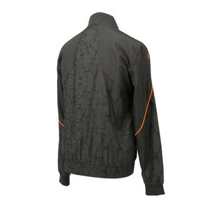 แจ็คเก็ตโค้ชผ้าแคนวาสสตรีทแวร์สีสันสดใสแบบใหม่สำหรับผู้ชาย ขายดี สไตล์เลตเตอร์แมน กันน้ำ ระบายอากาศด้านหน้า - Product Image 2