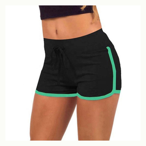 Short femme taille haute avec coupe ample coupe confortable en coton mélangé idéal pour les tenues décontractées de bureau à domicile ou de week-end - Product Image 3