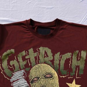 Camiseta de Hombre 100% Algodón, Talla Grande, Corte Holgado, Diseño Liso, Estilo Hip Hop, Logotipo Frontal, Cuello Redondo, Secado Rápido, Transpirable, Anti-Pilling - Product Image 6