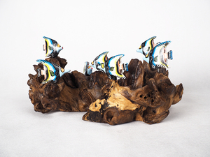 Terrarium ของตกแต่งไม้,Driftwood ของตกแต่งบ้านพร้อมกำปั้นไม้สำหรับตกแต่งตู้ปลา - Product Image 3