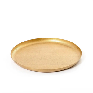 Plateau de service en métal poli de haute qualité, design moderne, écologique, lavable au lave-vaisselle, cadeau d'affaires d'une capacité de plus de 10L - Product Image 6