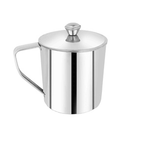 Vaso Térmico de Acero Inoxidable REDBERRY Ecológico con Logotipo Personalizado, con Tapa y Asa para Té, Café, Leche, Agua, Taza de Viaje - Product Image 1