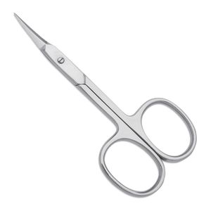 Ultra-Fine Curved Stainless Steel Manicure Pedicure Scissors Mirror Finished Russian Style Superior Sharpness for Cuticle Beauty - Product Image 6