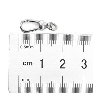 Cierres Giratorios de Resorte para Puertas, Latón Oxidado Negro, Conector Hecho a Mano, Accesorios de Joyería - Product Image 5