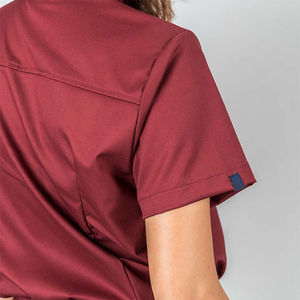 Superventas 2025 uniforme médico personalizado conjunto hombres mujeres estiramiento enfermera Scrubs traje OEM servicio diseño personalizado - Product Image 6