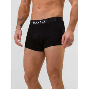 Paquete de 3 Calzoncillos Boxer para Hombre Negro/Gris/Blanco - Cómodos, Clásicos, de Tela de Punto Premium, Antibacterianos, Transpirables, Talla Única - Product Image 1
