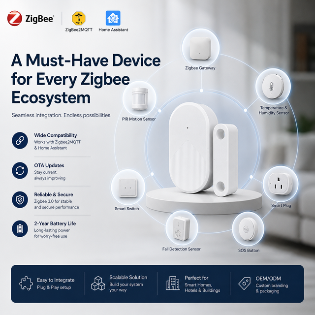 ZigBee2MQTT Door Window Sensor Tamper Alert ZHA Home Assistant Energy Saving Smart Security for ZigBee Ecosystem Integration