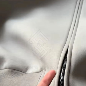 Sweat-shirts à capuche décontractés pour hommes de haute qualité, en tissu polaire, respirants et écologiques, avec fermeture éclair, meilleur prix en stock - Product Image 3