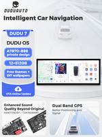 DUDUAUTO DUDU5 DUDU7 Pantalla QLED 2K de 12.3 Pulgadas A7870 con Cámara 360 Inalámbrica y Car Play para Kia, Toyota, VW, Hyundai, Estéreo para Auto
