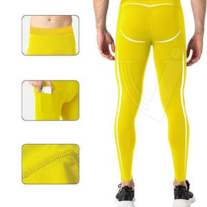 Pantalones de compresión de hombre ligeros y a un precio razonable con nuevo estilo al por mayor - Product Image 3