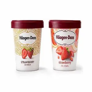 HAAGEN-DAZS EXTRAAZ Layers Berry Explosion Ice Cream 414 ml / HAAGEN-DAZS Vanilla Milk Ice Cream Bars 3 x 88 ml