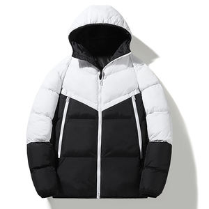 Abrigo de piel ligero para exteriores con logotipo personalizado para hombre, chaqueta acolchada personalizada para hombre, chaqueta acolchada de invierno Unisex de gran tamaño - Product Image 1