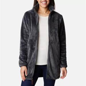 Mujeres grueso cálido polar Fitness Yoga gimnasio entrenamiento desgaste pulgar fuera manga larga bolsillo Delgado cremallera completa H chaqueta - Product Image 6